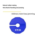 thumbnail image 3 of 2X 0.75kg Gym Micro-Type Plates Dumbbell Fractional Weight Plate Rubber Add-on Weights for Strength Training, 3 of 6