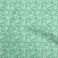 thumbnail image 1 of oneOone Georgette Viscose Light Mint Green Fabric Florals Fabric For Sewing Printed Craft Fabric By The Yard 42 Inch Wide-X7, 1 of 6