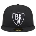 thumbnail image 2 of Men's New Era  Black Brooklyn Nets Deceptor 59FIFTY Fitted Hat, 2 of 5