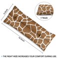 thumbnail image 4 of Giraffe Lover's Seatbelt Pillow for Surgery Recovery - Mastectomy Breast Cancer Heart Surgery Comfort Cushion - Skin-Friendly Plush African Grassland Design with Secure Straps, 4 of 7