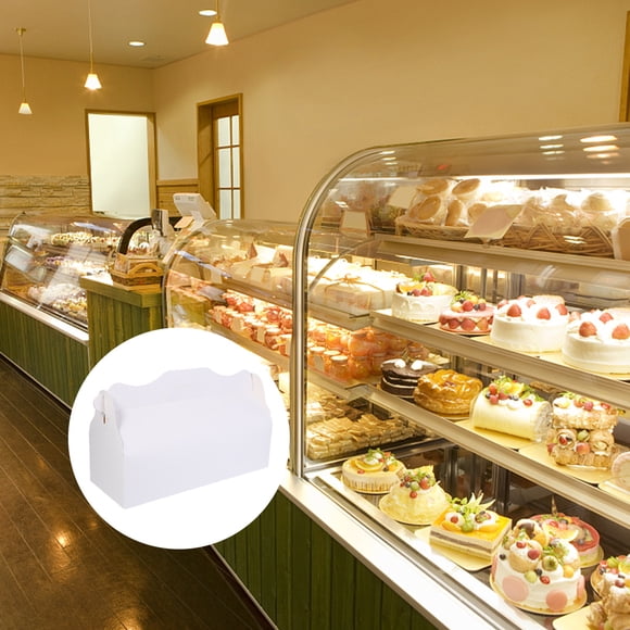 DEEPCRAFF 10pcs Cake Transport Box Disposable Cake Carrier for Wedding and Baby Shower