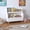 White 69, variant on Kids Bookshelf with Toy Storage, White MDF Bookcase for Childrens Room, 32.68x13.39x29.53 inches