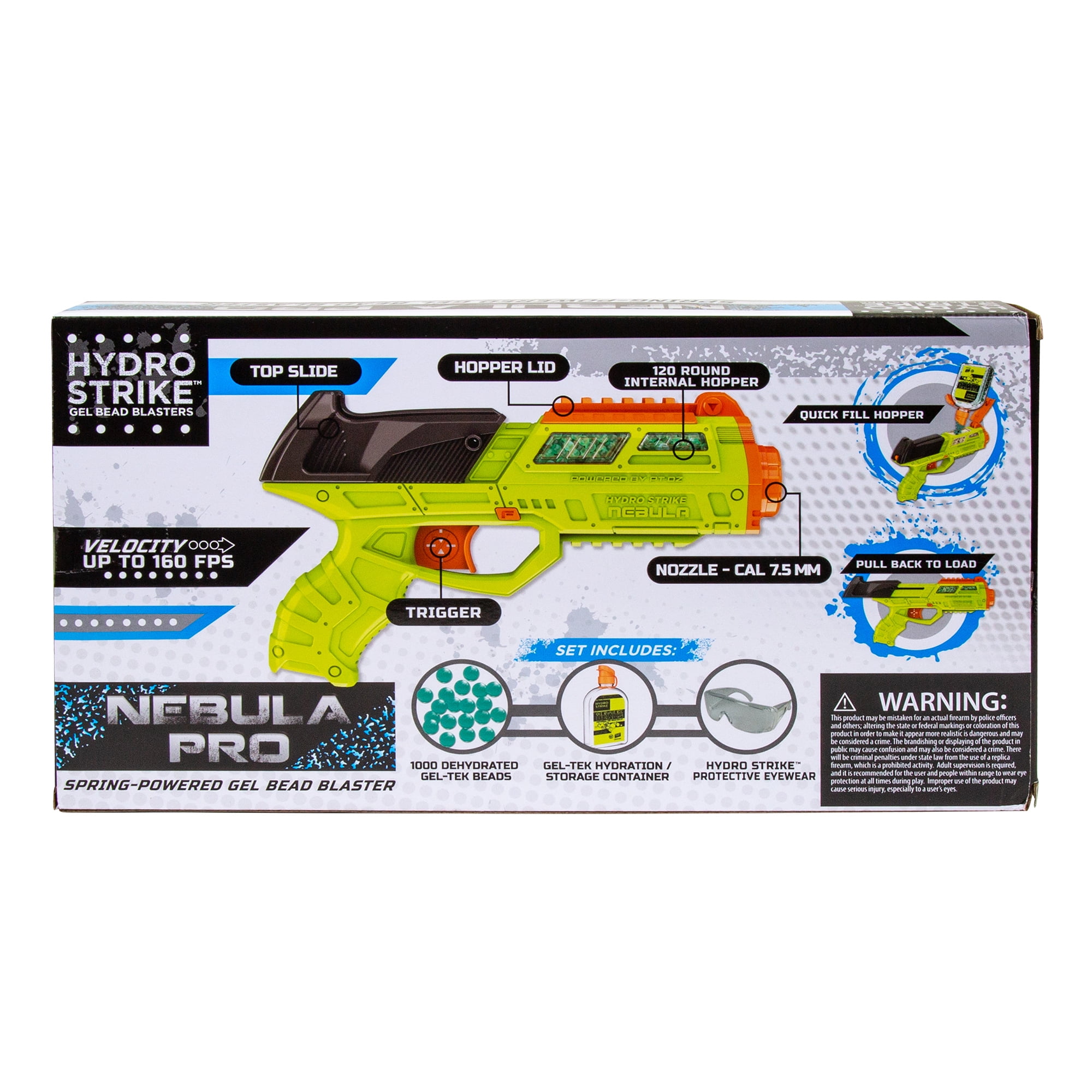 Hydro Strike Nebula Pro Gel Water Bead Blaster Walmart Com