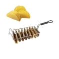 thumbnail image 4 of Deep Fried Basket Stainless Steel Household Restaurant Burrito Basket Kitchen Supplies Tortilla Shaping Basket, 4 of 5