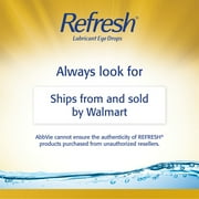(4 pack) Refresh Optive Mega-3 Lubricant Eye Drops Preservative-Free Artificial Tears, 0.4 ml, 30 Count