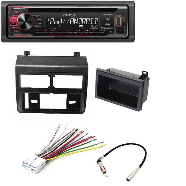 Kenwood InDash 1DIN CD Car Stereo Receiver with Front USB Input W