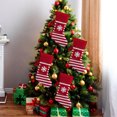 thumbnail image 4 of Xihbxyly Juego de Medias Navideñas, Medias de Papá Noel a Rayas, Colgante para Árbol Festivo, Decoración Navideña, Acogedor Detalle para Chimenea, Perfecto para Árbol de Navidad, Tamaño Grande 50 X 2, 4 of 5