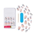thumbnail image 3 of KISS Voguish Fantasy, Press On Nails, Be You, Blue, Medium Almond, 28 Count, 3 of 9