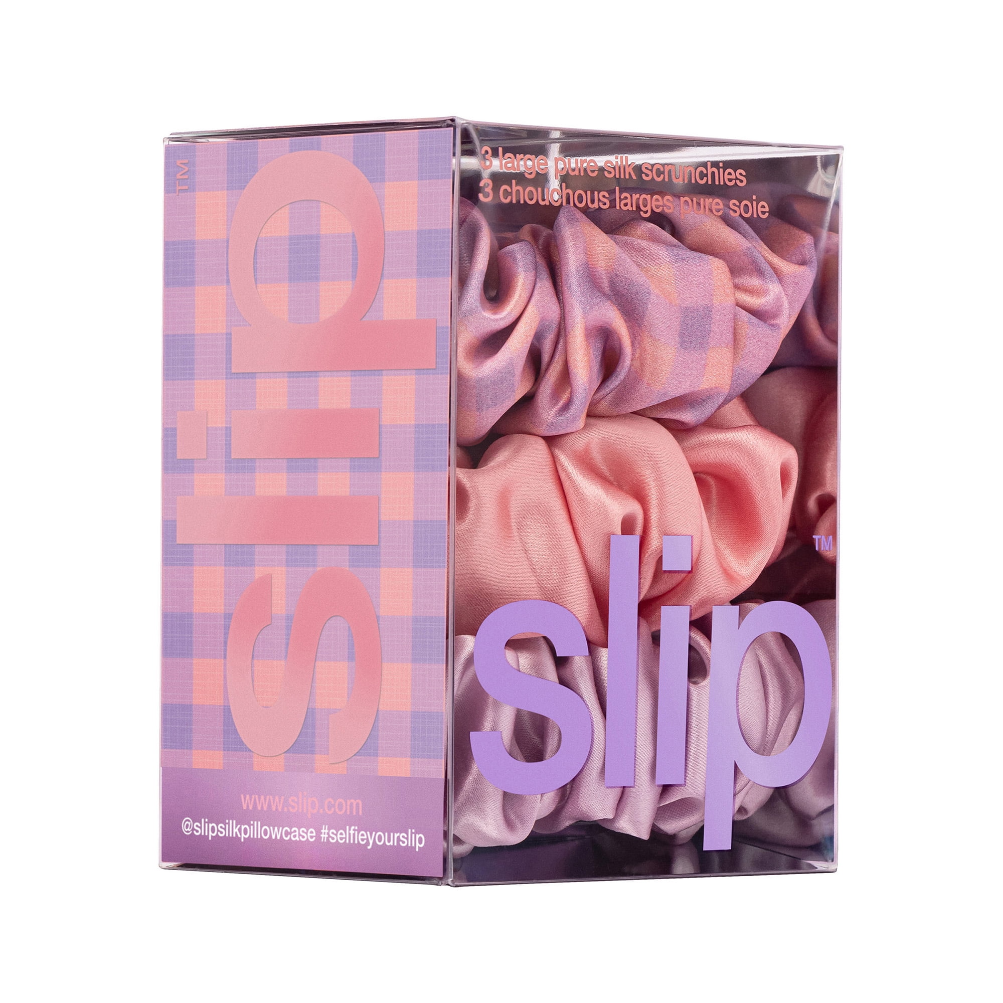 slip pure silk large scrunchies - belleflower
