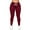 01 Burgundy, variant on Aiyino Women's High Waist Yoga Pants Tummy Control Slimming Booty Leggings Workout Running Butt Lift Tights
