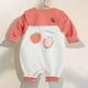 thumbnail image 1 of Baby Girl Outfits Monos Kids Romper Boys Top de manga larga Cartoon Animal Baby Baberos Algodón Niños Outwear Ropa infantil Set6M (Tamaño 66) Gao Jinjia LED, 1 of 2