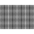 thumbnail image 1 of Ahgly Company Machine Washable Indoor Rectangle Transitional Charcoal Black Area Rugs, 3' x 5', 1 of 1