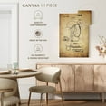 thumbnail image 5 of Elephant Stock Boxing Glove Vintage Patent Wall Art - Vertical Canvas Wall Art - Hallway Wall Decor - Patent Canvas - Brown And Black Decor - 34" x 51", 5 of 8