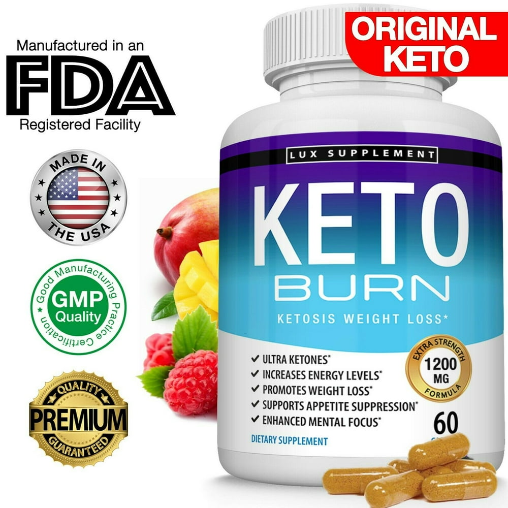 Keto BURN Diet Pills 1200MG Weight Loss Ketosis Fat Burner Carb Blocker