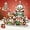 Panda Christmas Shop, variant on SKQIT Mini Christmas City Shop Street View Building Blocks Set,Simulation Foldable Architecture Collection Construction Building Bricks Toy,Home Decor