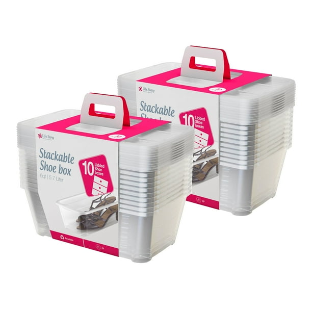 Shoe box shop containers walmart