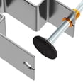 thumbnail image 2 of Abrazaderas en C Herrajes ajustables para gabinete Plantilla para cajón Herramienta de instalación (Silver2), 2 of 3
