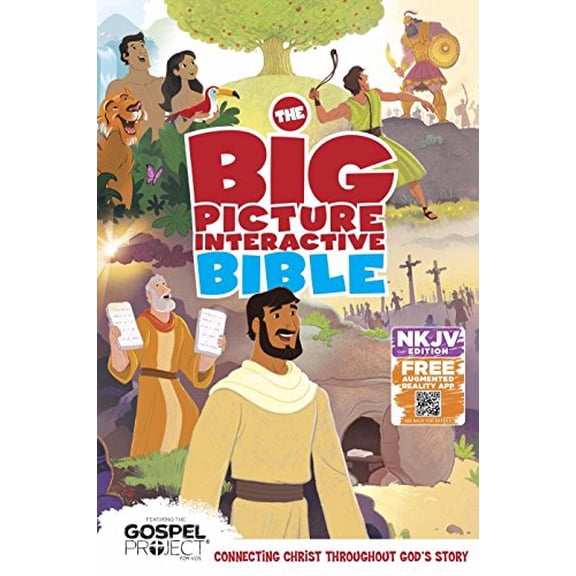 Pre-Owned NKJV Big Picture Interactive Bible, Hardcover: Connecting Christ Throughout God's Story (Gospel Project) Paperback