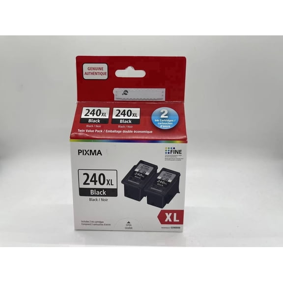 Canon PG-240 XL Black Ink Cartridge twin pack