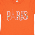thumbnail image 4 of Inktastic Pink Paris Eiffel Tower with Flowers Boys or Girls Toddler T-Shirt, 4 of 5