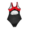 thumbnail image 4 of MSJUHEG One Piece Bathing Suit for Women,Strapless Bathing Suits,Push Up Swimwear,Strapless Swimsuits for Women,Short Sleeve Bathing Suit,Halter Swimwear,Full Coverage Slimming Swimwear Red M, 4 of 5