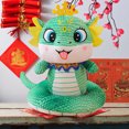 thumbnail image 4 of Comefolife Chinese New Year Plush Snake Animals Year of The Snake Stuffed Mascot Doll Snake Plush Toys Chinese Zodiac Snake Decor for Spring Festival Lunar New Year Gifts Blessing Souvenir, 4 of 9