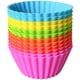 thumbnail image 1 of Tazas grandes de silicona para hornear, BiaoGan, paquete de 12 forros para tazas de magdalenas gigantes, 6 colores del arco iris WD.WDQZL Hogar, 1 of 6
