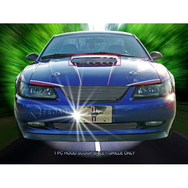 Fedar Hood Scoop Billet Grille For 19992004 Ford Mustang GT V8