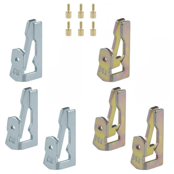 6 Pcs Pool Pump Timer Switch Compatible with Pool Timer 156T1978A for T100 Series Parts, Trip Switch, Pool Timer On Off Clip Parts(3 ON / 3 Off / 6 Screws)