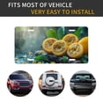 thumbnail image 5 of Easygdp Fresh Passion Fruit Still Life License Plate Car Front License Plate Car Decoration Car Accessories Front Tag Plate Standard Size, 5 of 8