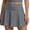 Grey, variant on High Waisted Pleated Tennis Skirt With Built-In Shorts And Pockets Lightweight Athletic Skort For Women