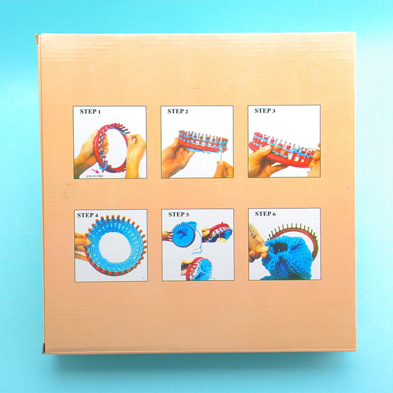 Round Knitting Loom Set - Loom Set of Four Different Sizes Circular Knitting Looms for Loom Knitting Hats, Scarf !