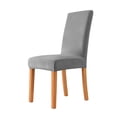 thumbnail image 1 of Fundas para sillas de terciopelo para comedor Funda de asiento elástica suave Protector de silla extraíble lavable Juego de 2 oso de fresa  Electrónica, 1 of 1