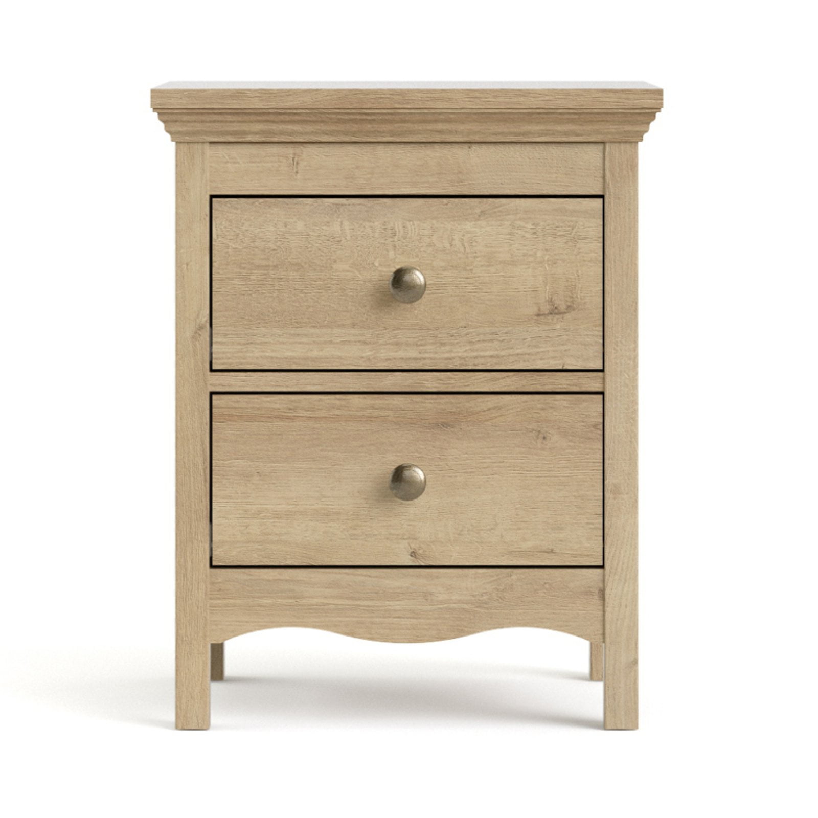 Tvilum 2 Drawer Nightstand