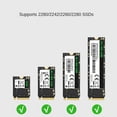 thumbnail image 3 of M.2 NVMe SSD Enclosure 20Gbps USB 3.0 Type C PCIe External Case USB3 M2 Storage Box Cover Solid State Hard Drive Disk,B, 3 of 10