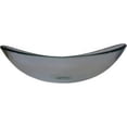 thumbnail image 1 of Novatto TIS-324CBN Ensemble de Lavabo en Verre Chiaro, Nickel Brossé, 1 of 1