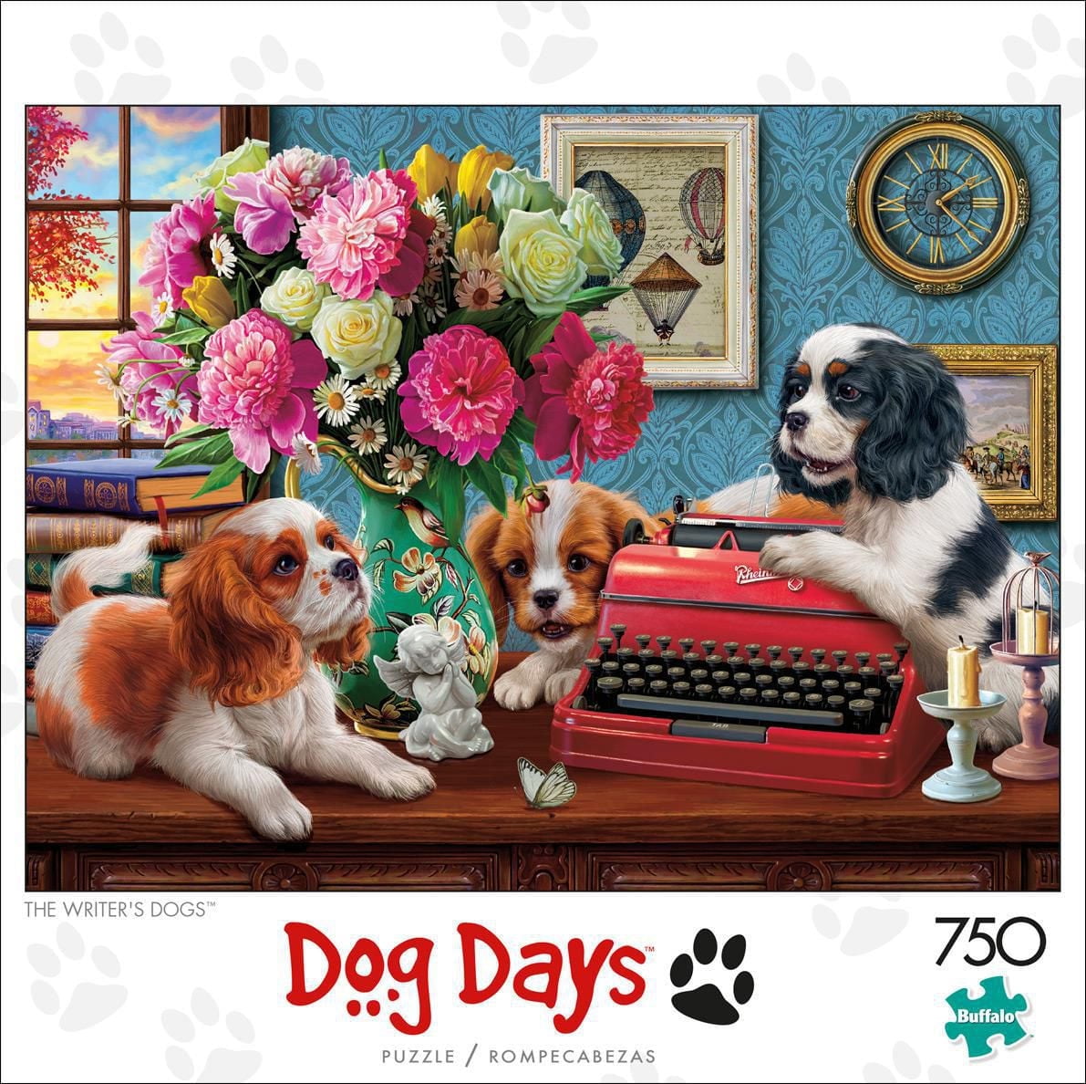 Buffalo Games - Le puzzle Dog Days - The Writer's Dogs - en 750 pièces