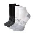 thumbnail image 3 of Hanes Women's Absolute Comfort Ankle Socks, 4-Pack, Size 5-9, 3 of 5