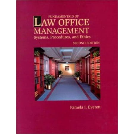 Pre-Owned Fundamentals of Law Office Management: Systems, Procedures and Ethics (Paperback) 0766808815 9780766808812