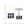 thumbnail image 2 of 925 Sterling Silver Lapis Cuff Links, 2 of 2