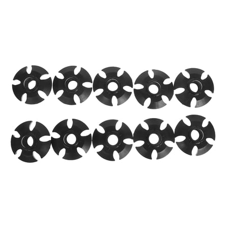 Minkissy 10-Pack Black Walking Stick Tips Replacement for Hiking Canes Outdoor Adventure Gear Accessories