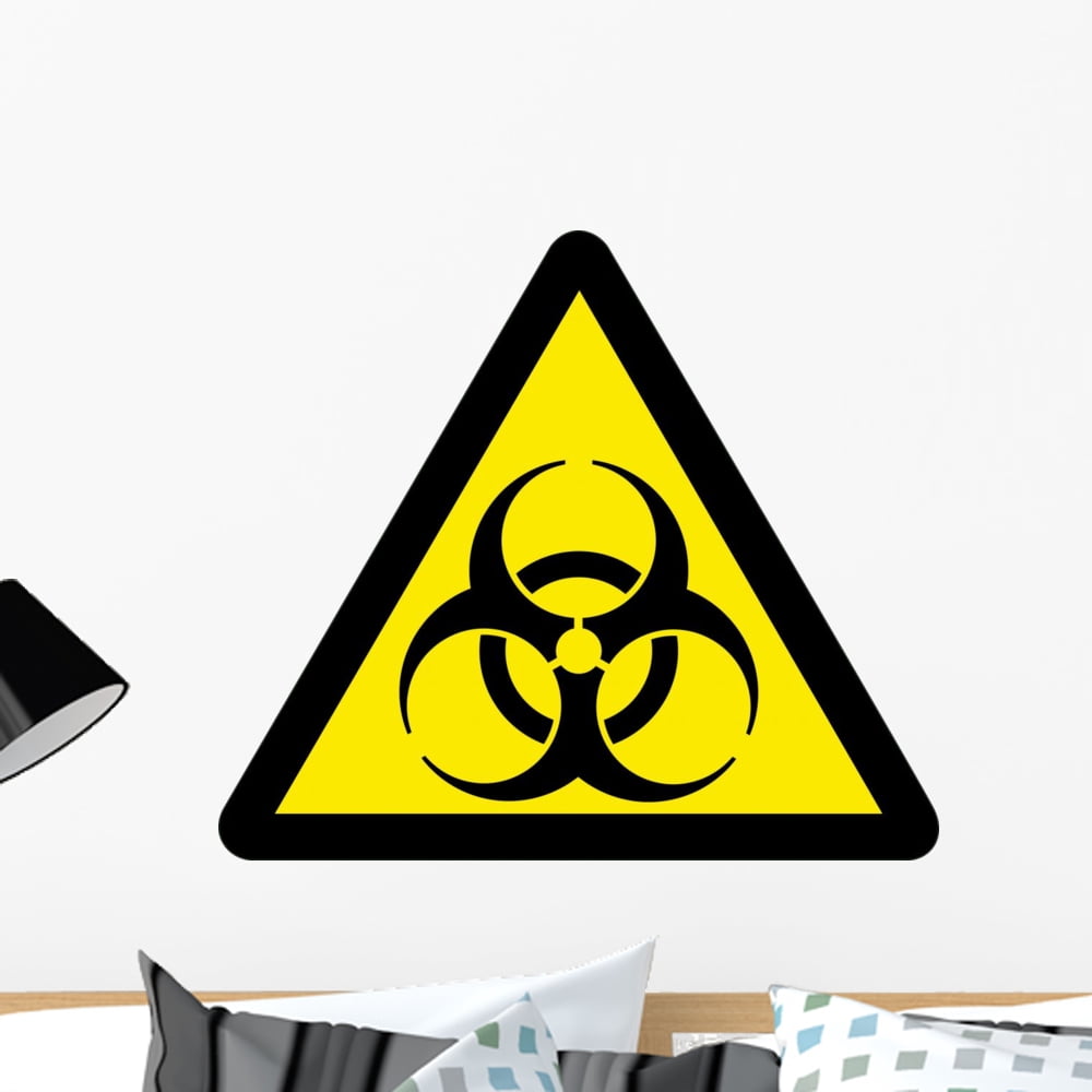 Nuclear Wall Sticker Chemical Signs Nuclear Wall Decal by Wallmonkeys Peel and Stick Graphic ...
