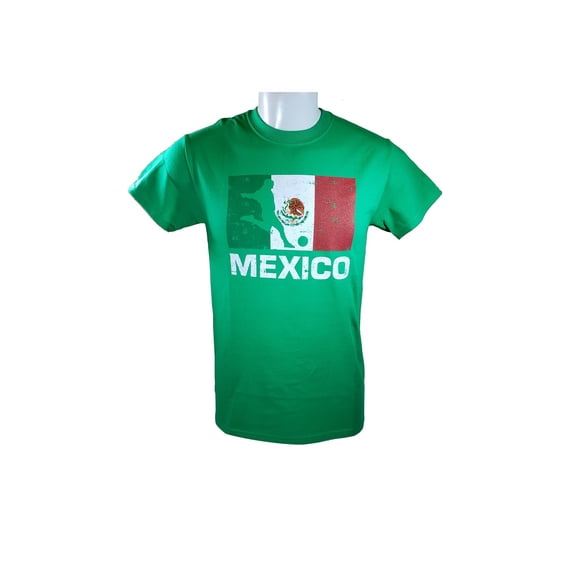 Icon Sport Group Mexico Soccer World Cup Adult Soccer Cotton Tee -002 XL