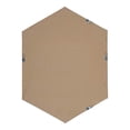 thumbnail image 5 of Kate and Laurel Rhodes Modern Hexagon Wall Mirror, White, 31x22-Inches, 5 of 5
