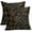 Black, variant on Vintage Floral Pillow Covers 18X18 Inch Set of 2 Burnt Orange Flowers Botanical Decorative Square Pillow Cases Navy Blue Art Cushion Case Farmhouse Home Decor for Sofa Couch Bedroom Outdoor