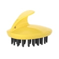 thumbnail image 2 of Matsuzay Cepillo para champú, masajeador de cabeza para el cuero cabelludo, depurador de ducha multifuncional cómodo, peine de relajación Juegos de accesorios de baño Amarillo, 2 of 6