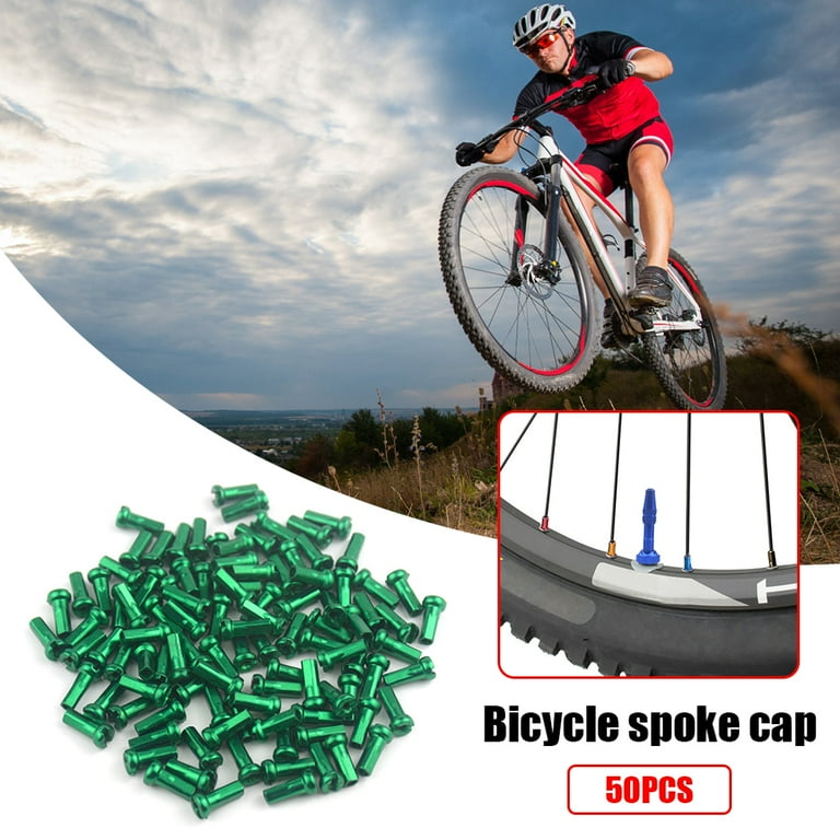 50pcs Metal Nipples for 14G 2mm Spokes Mountain Bike Cycling Parts Green Walmart