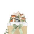 thumbnail image 3 of Woodland Creatures Diaper Cake for a Boy or Girl - Gender Neutral Baby Shower Gift - Gender Reveal Gift - Sage Green, 3 of 3