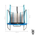 thumbnail image 2 of Trampolin Brincolin 8FT/ 2.4Mtrs Maximo Soporte Resistencia, 2 of 9