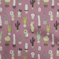 thumbnail image 1 of oneOone Polyester Spandex Light Pink Fabric Cactus Diy Clothing Quilting Fabric Print Fabric By Yard 56 Inch Wide-0I, 1 of 6